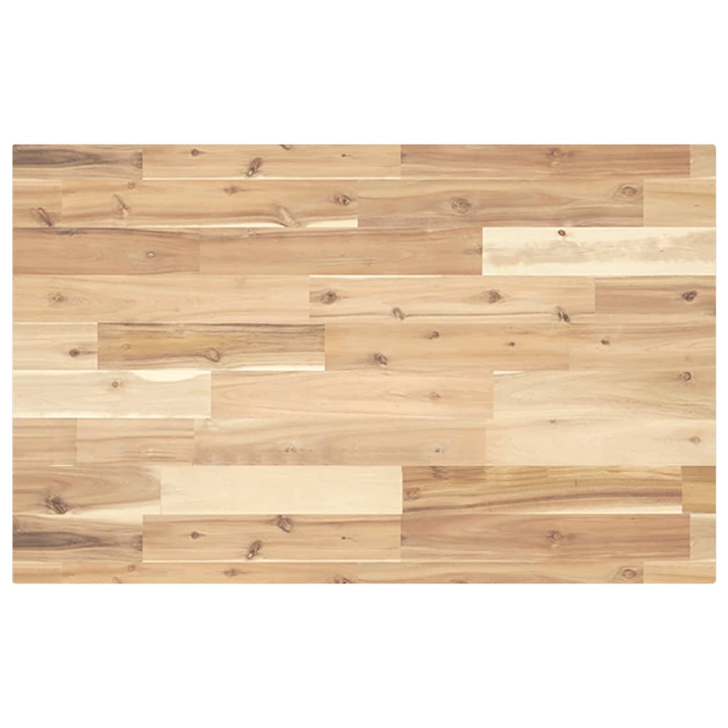 bordplade til toiletbord 120x50x4 cm ubehandlet massivt akacie