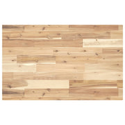 bordplade til toiletbord 120x50x4 cm ubehandlet massivt akacie