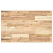 bordplade til toiletbord 140x50x4 cm ubehandlet massivt akacie