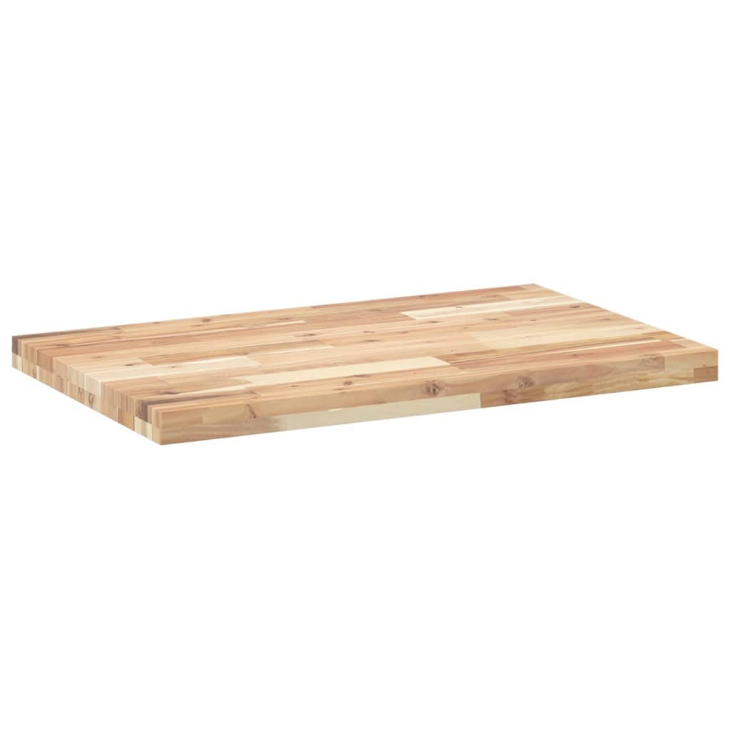 bordplade til toiletbord 140x50x4 cm ubehandlet massivt akacie