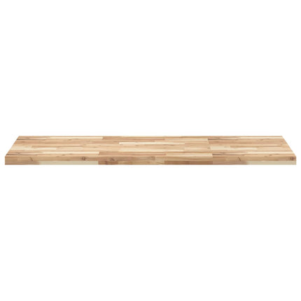 bordplade til toiletbord 140x60x4 cm ubehandlet massivt akacie