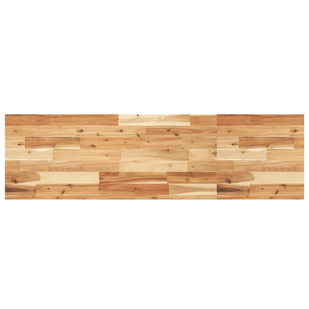 bordplade til badevrelse 140x40x4 cm massivt akacietr