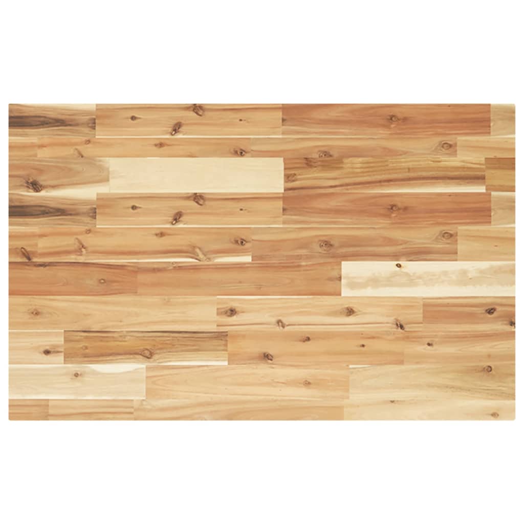 bordplade til badevrelse 100x50x4 cm massivt akacietr
