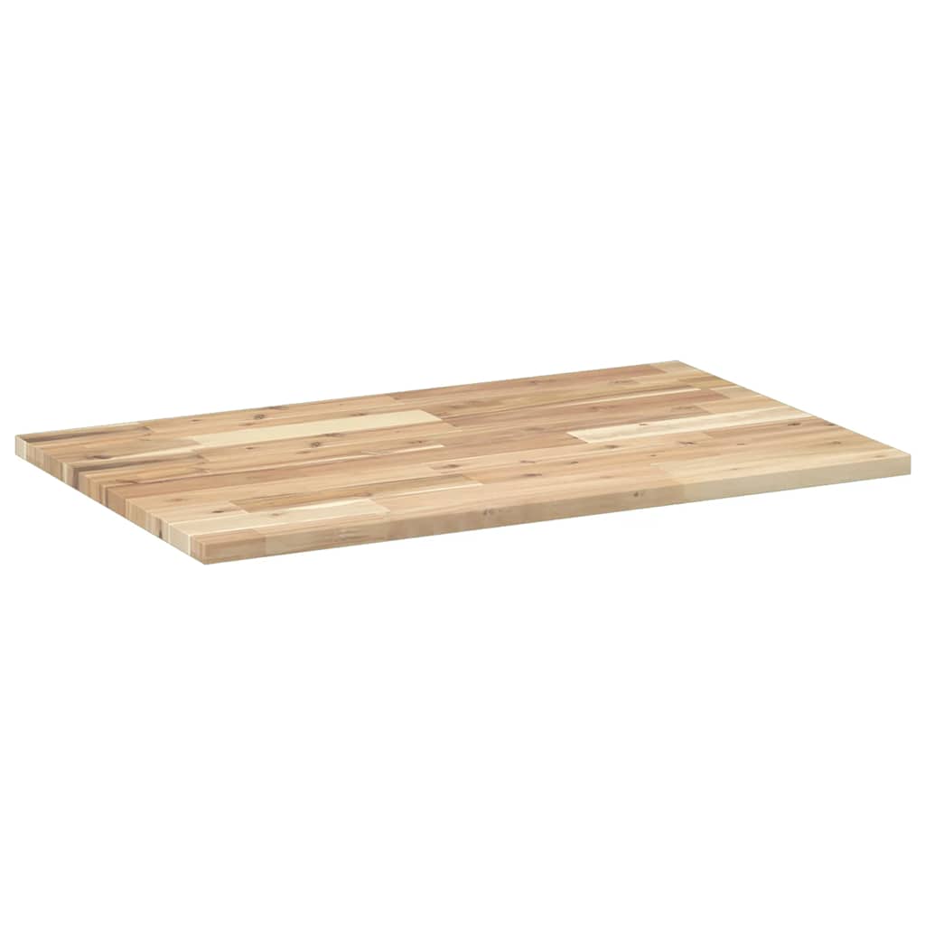 skrivebordsplade 100x50x2 cm ubehandlet massivt akacietræ
