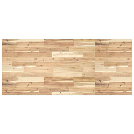 skrivebordsplade 120x60x2 cm ubehandlet massivt akacietræ