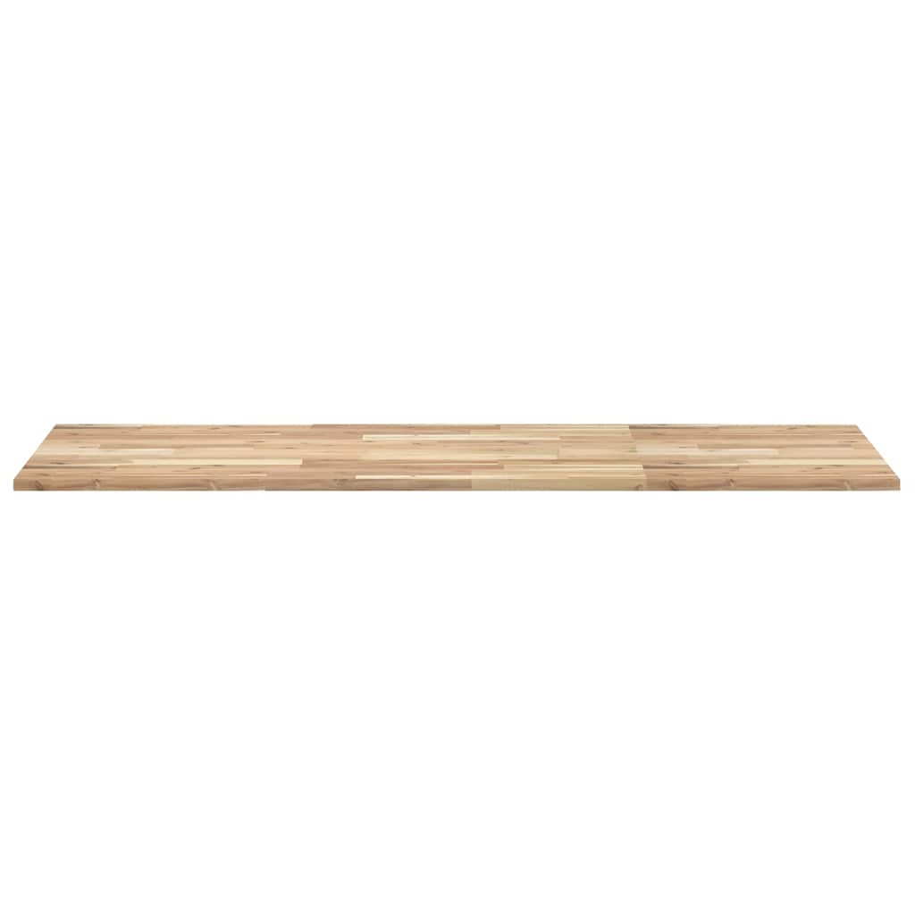 skrivebordsplade 140x60x2 cm ubehandlet massivt akacietræ