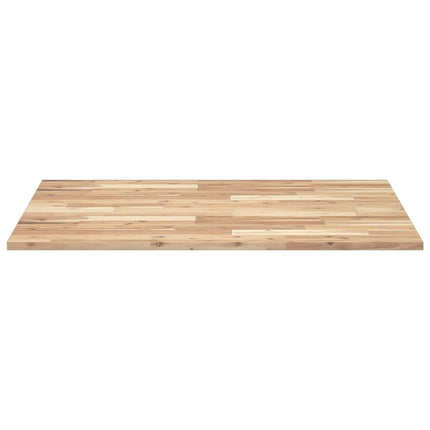 skrivebordsplade 100x80x2 cm ubehandlet massivt akacietræ