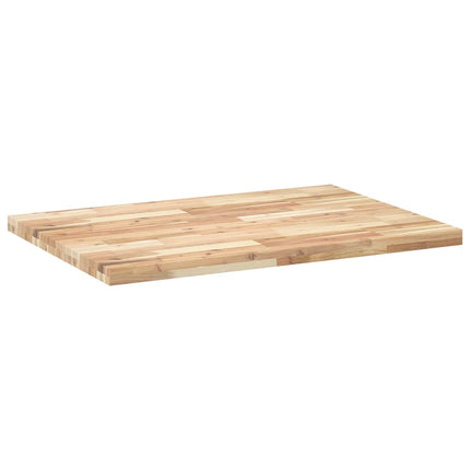skrivebordsplade 100x70x4 cm ubehandlet massivt akacietræ