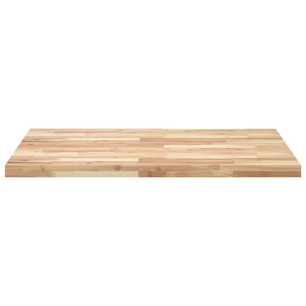 skrivebordsplade 100x80x4 cm ubehandlet massivt akacietræ