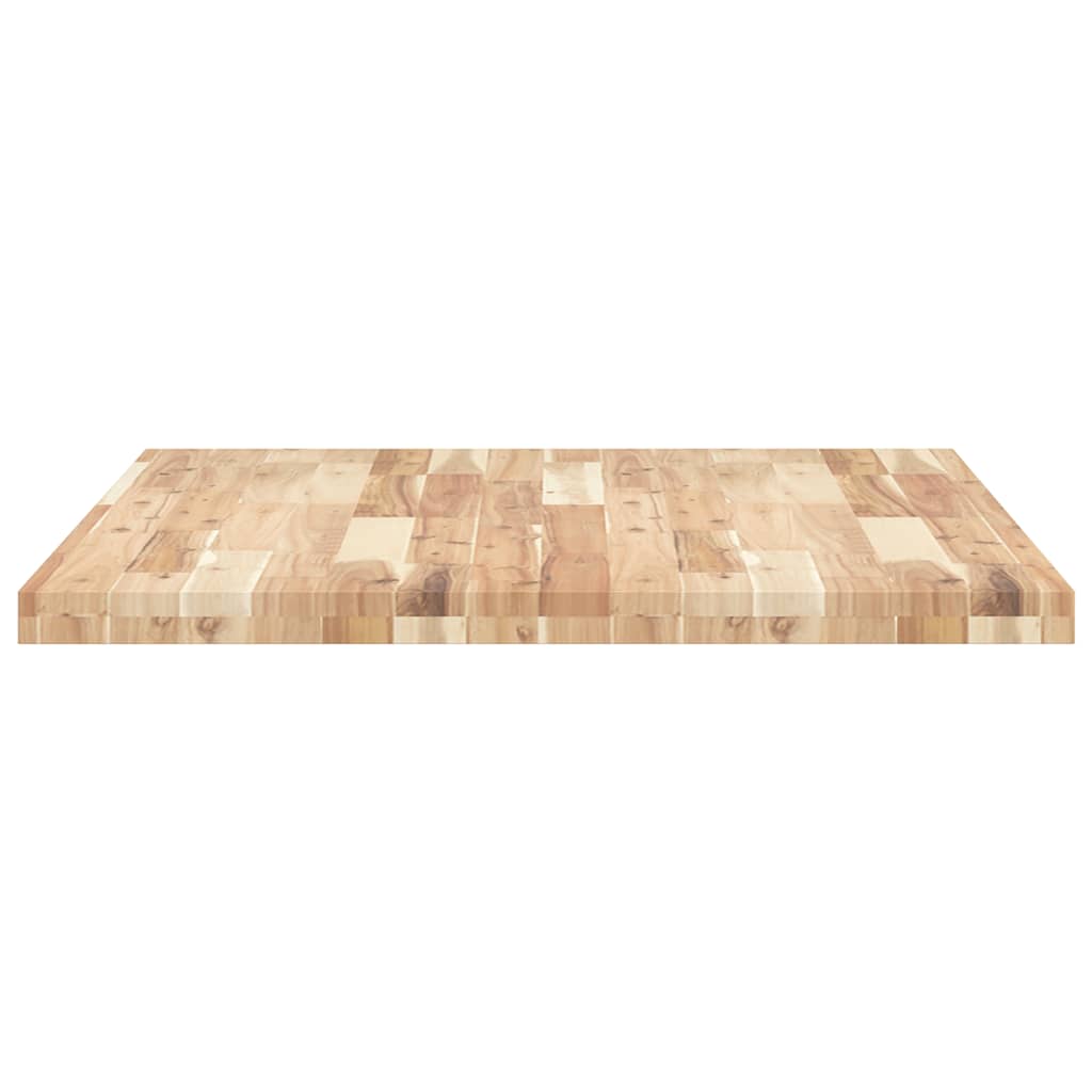 skrivebordsplade 100x80x4 cm ubehandlet massivt akacietræ