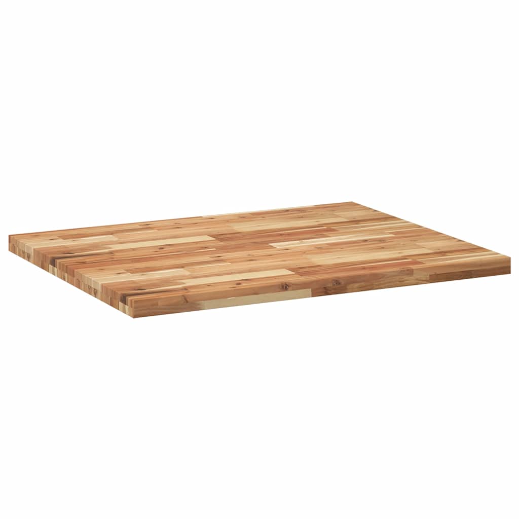 skrivebordsplade 100x80x4 cm oliebehandlet massivt akacietræ