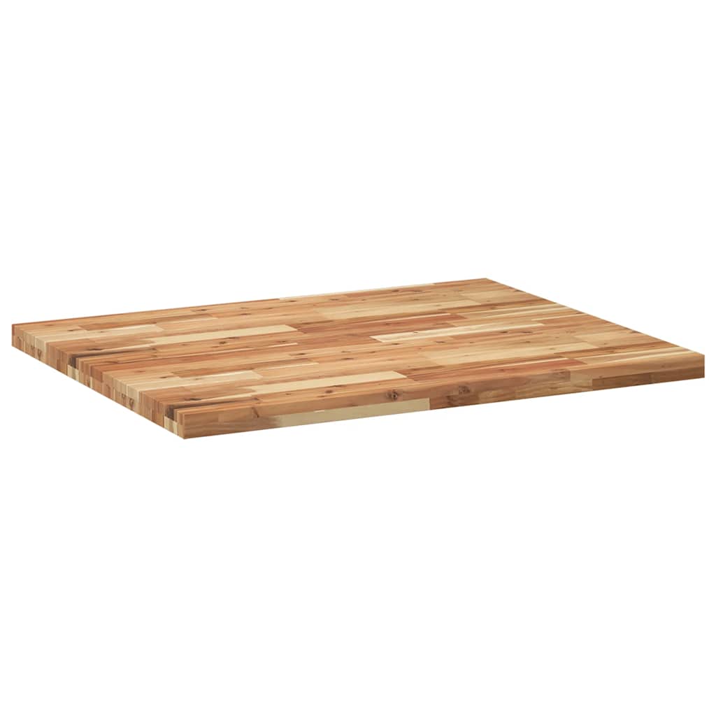 skrivebordsplade 100x80x4 cm oliebehandlet massivt akacietræ