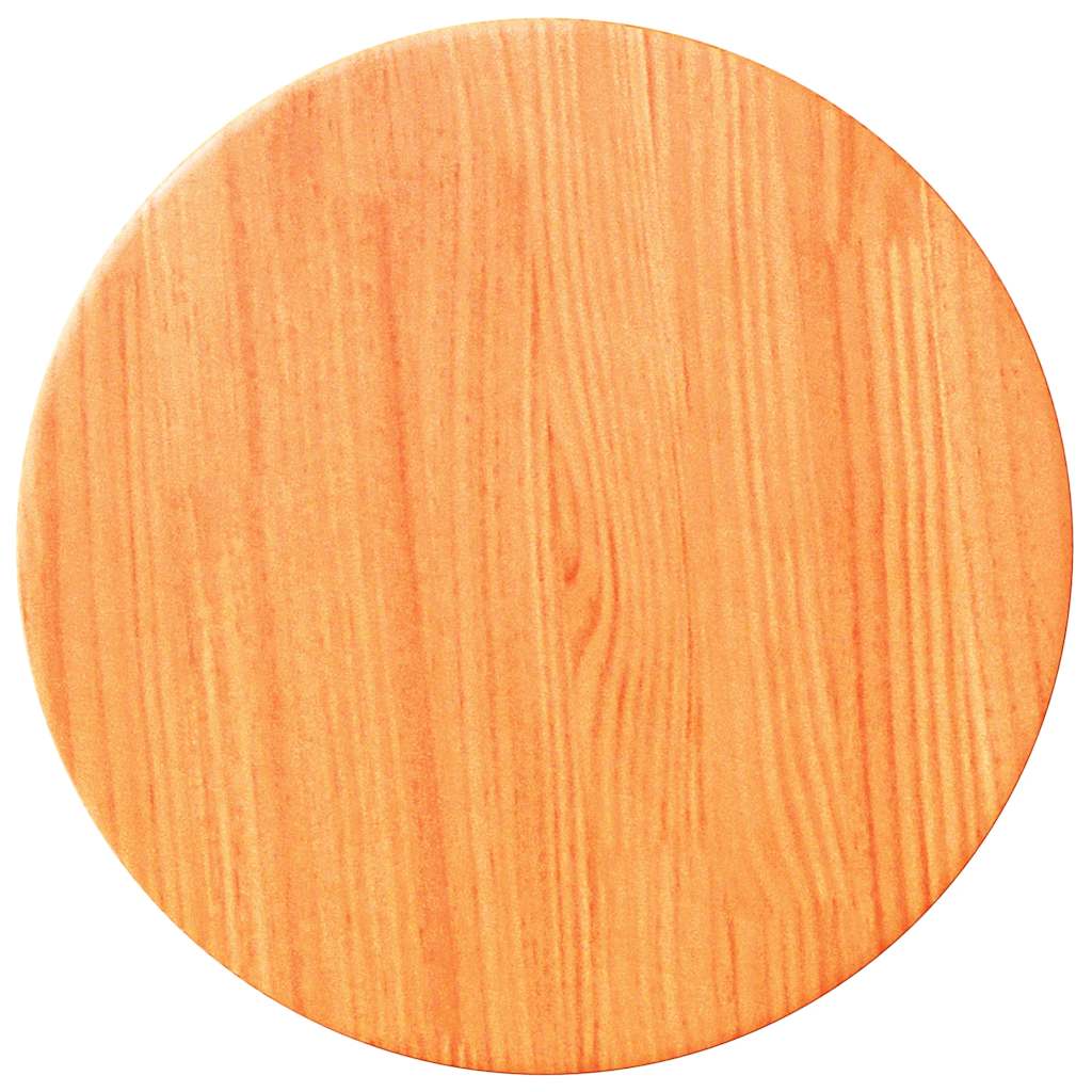 bordplade Ø30x2,5 cm rund massivt fyrretræ gyldenbrun