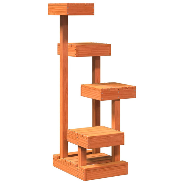 kradsetræ 45,5x49x103 cm massivt fyrretræ gyldenbrun