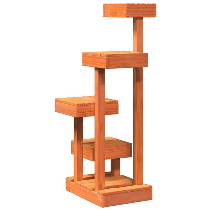kradsetræ 45,5x49x103 cm massivt fyrretræ gyldenbrun