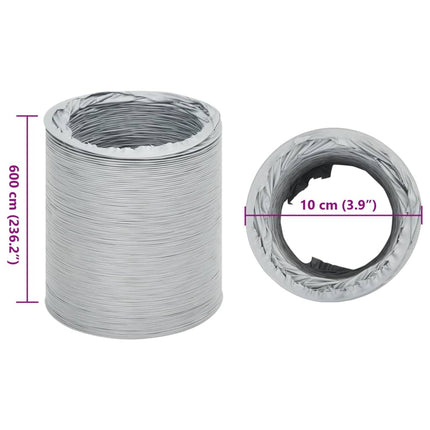 ventilationsslange 6 m Ø10 cm PVC