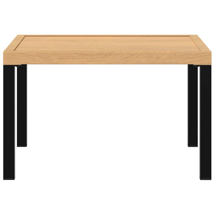havebord 65x65x40 cm aluminium sort