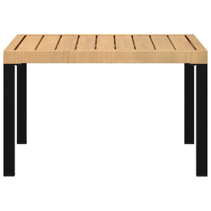 havebord 65x65x40 cm aluminium sort