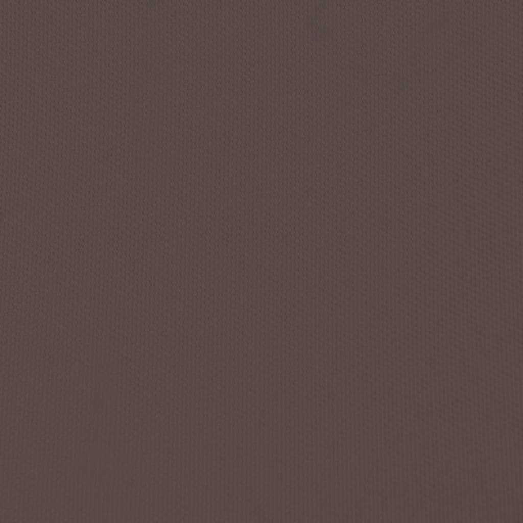 gyngesofa til haven med baldakin stål kaffefarvet