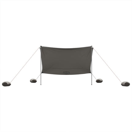 strandbaldakin med sandankre 304x300 cm grå