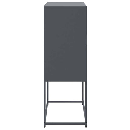 skab 68,5x38,5x107 cm stål antracitgrå