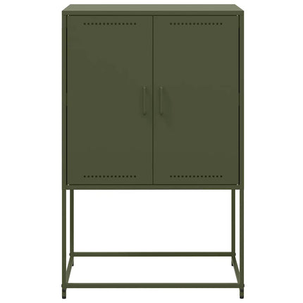 skab 68,5x38,5x107 cm stål olivengrøn