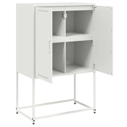 skab 68,5x38,5x107 cm stål hvid