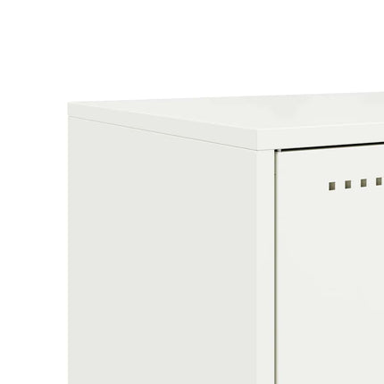 tv-bord 68x39x60,5 cm stål hvid