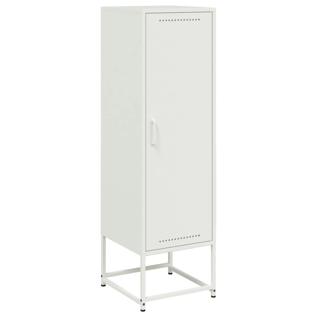 skab 36x39x123 cm stål hvid