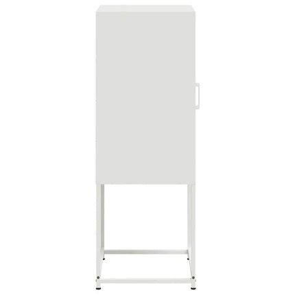 højskab 36x39x107 cm stål hvid