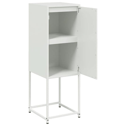 højskab 36x39x107 cm stål hvid