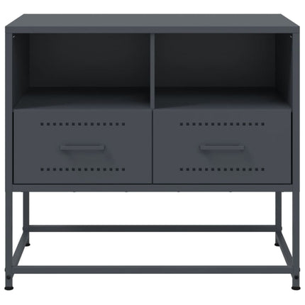 tv-bord 68x39x60,5 cm stål antracitgrå