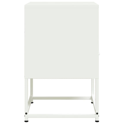 sengeborde 2 stk. 36x39x60,5 cm stål hvid