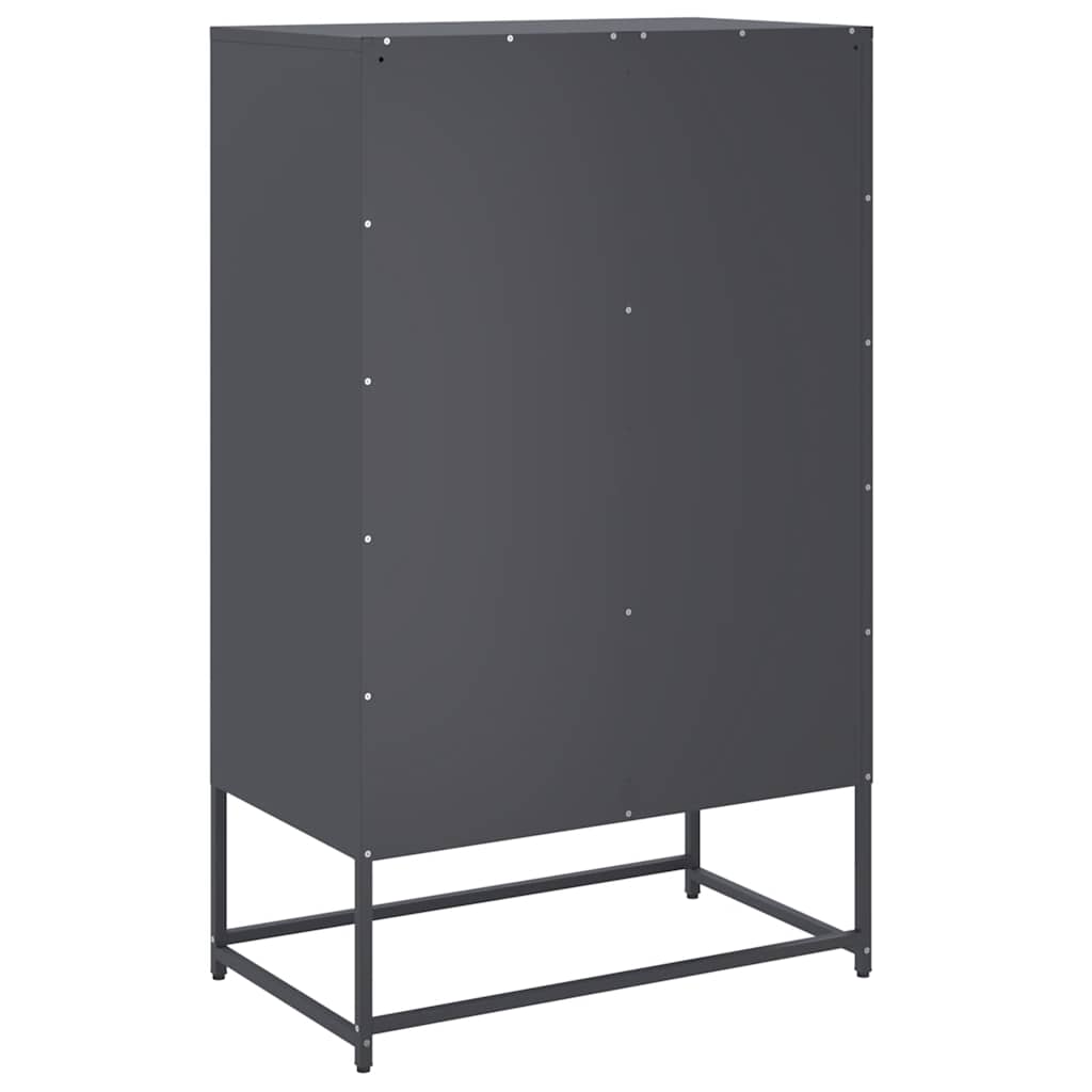 skab 68x39x111,5 cm stål antracitgrå