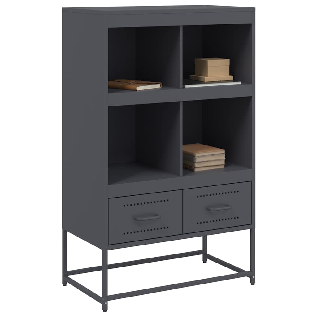 skab 68x39x111,5 cm stål antracitgrå