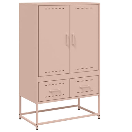 skab 68x39x111,5 cm stål lyserød