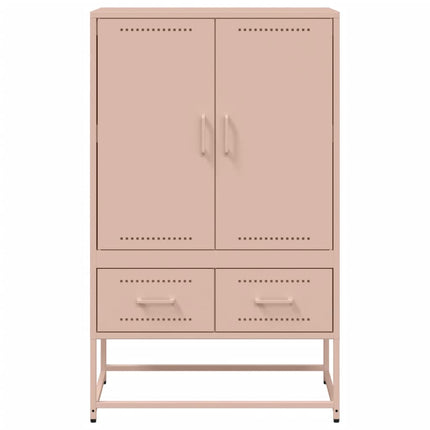 skab 68x39x111,5 cm stål lyserød