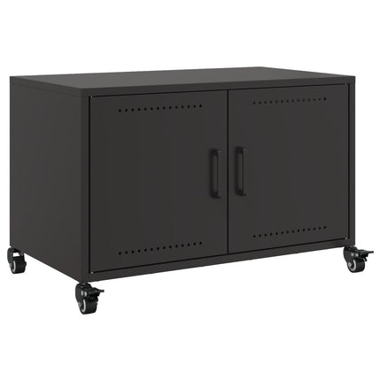 tv-bord 68x39x43,5 cm stål sort
