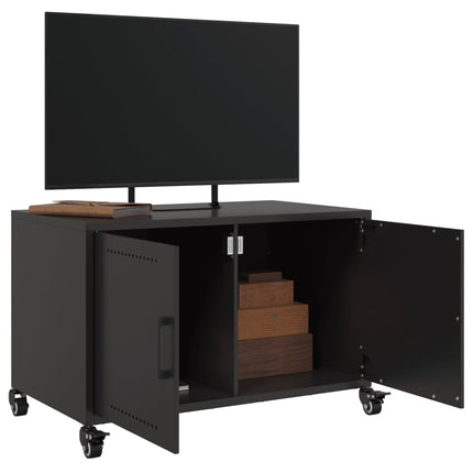 tv-bord 68x39x43,5 cm stål sort