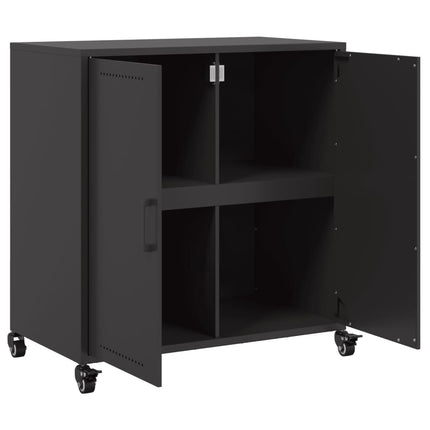 skab 68x39x72 cm stål sort