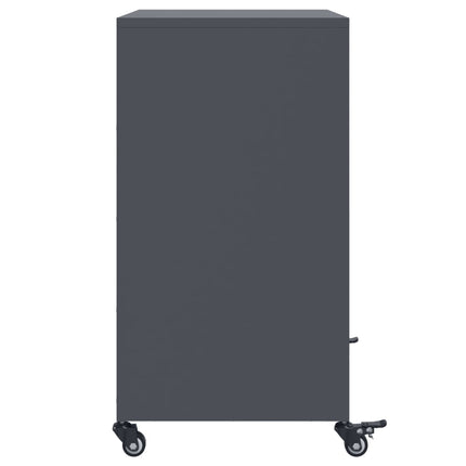 skab 68x39x72 cm stål antracitgrå