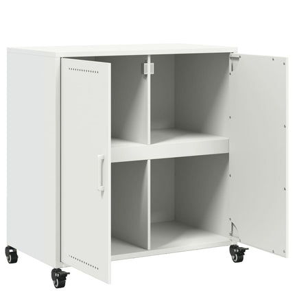 skab 68x39x72 cm stål hvid