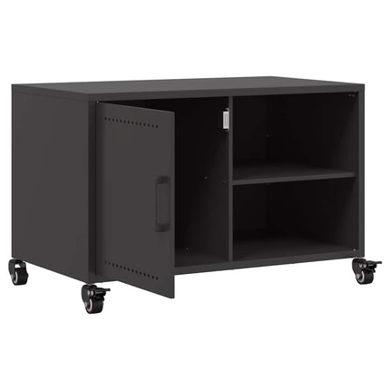 tv-bord 68x39x43,5 cm stål sort