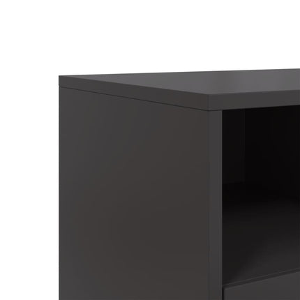 tv-bord 68x39x43,5 cm stål sort
