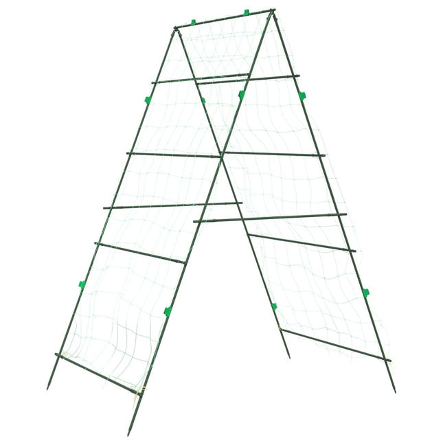 espalier til klatreplanter 99x90x175,5 cm A-ramme stål