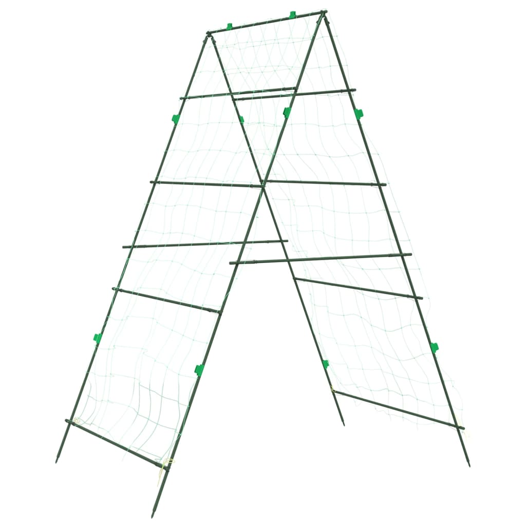 espalier til klatreplanter 99x90x175,5 cm A-ramme stål