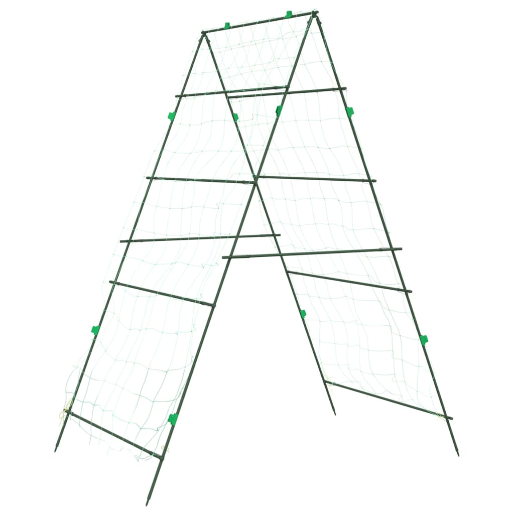 espalier til klatreplanter 99x90x175,5 cm A-ramme stål