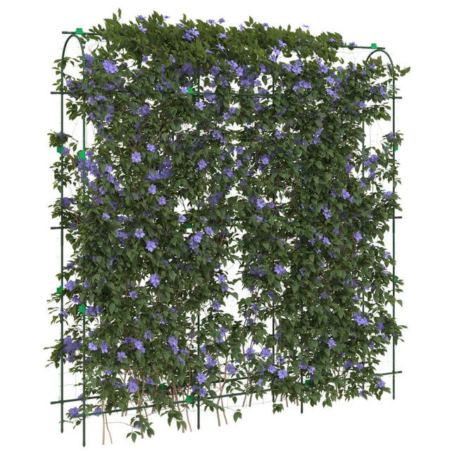 espalier til klatreplanter 181x31x182,5 cm U-ramme stål