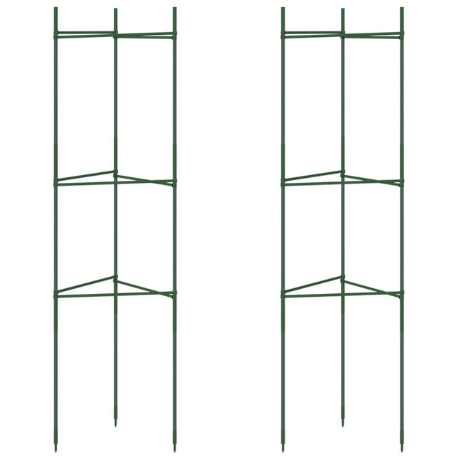 espalierer til tomater 2 stk. 116 cm stål og PP