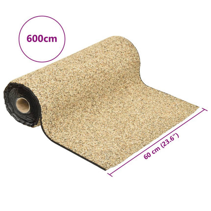 stenfolie 600x60 cm naturligt sand